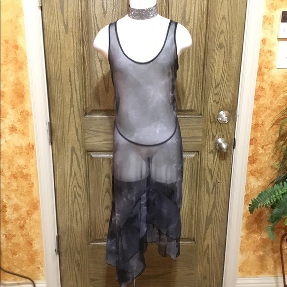 Dresses & Skirts - Asymmetric sheer dress or coverup